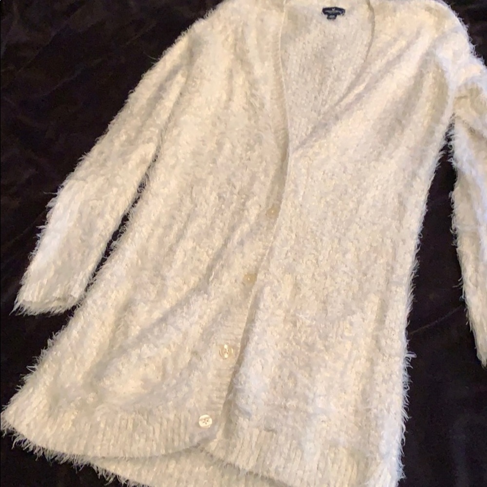 American Eagle Fuzzy Cardigan